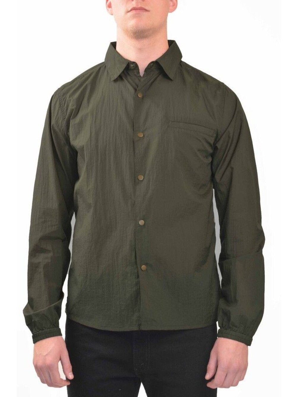 CREEP by Hirshi Awai Army Green Lightweight Shirt Small